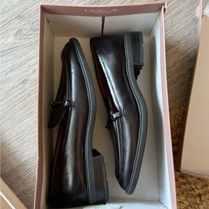 Black Leather Loafers